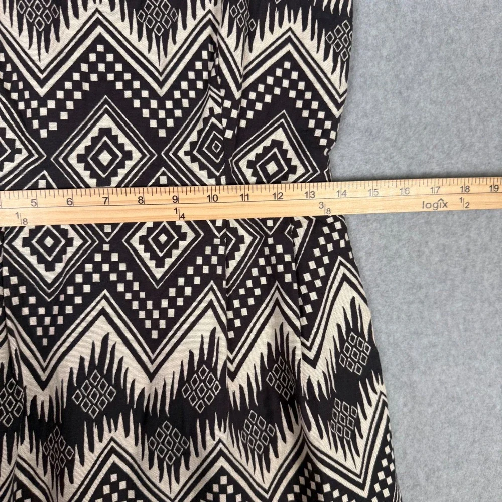 J.Crew Geometric Ikat Southwestern Autumn Wedding Dress Black White Size 2 New